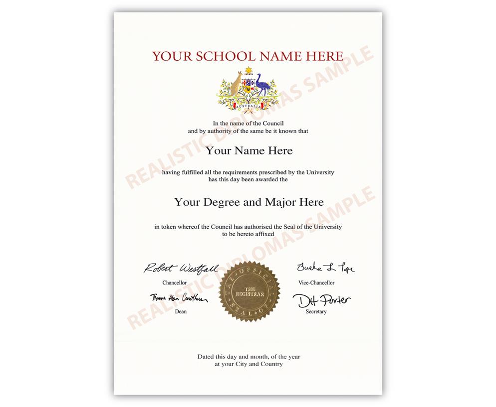 Fake College & University Diploma Design: Australia 1 FAKE-COLLEGE-AND-UNIVERSITY-DIPLOMA-DESIGN-AUSTRAL
