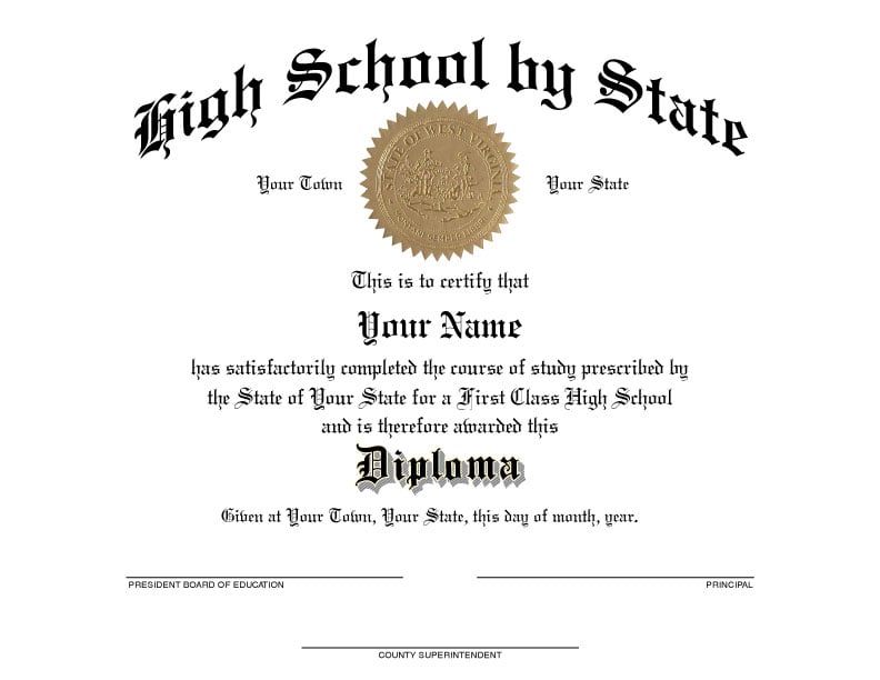  Fake USA High School Diplomas By State